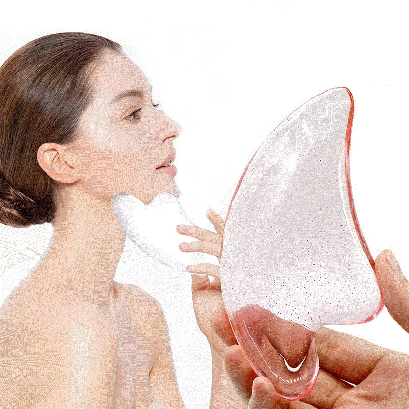 

Гуаша crystal, пластина гуаша, прозрачные массажные скребки, инструменты для лица