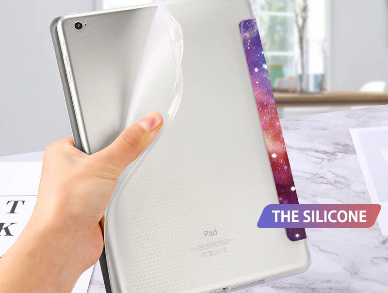 Чехол из ТПУ с принтом для ipad air 2 9 7 '񟭒 2017 5th 6th gen силиконовый смарт чехол apple