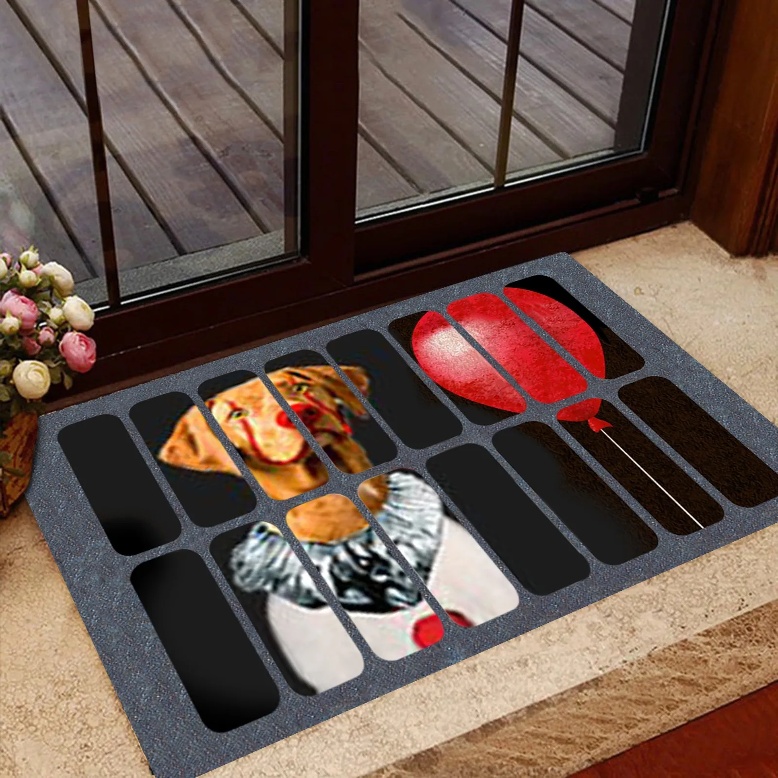 Хэллоуин ужас прочный коврик для входной двери в спальню домашний Коврик