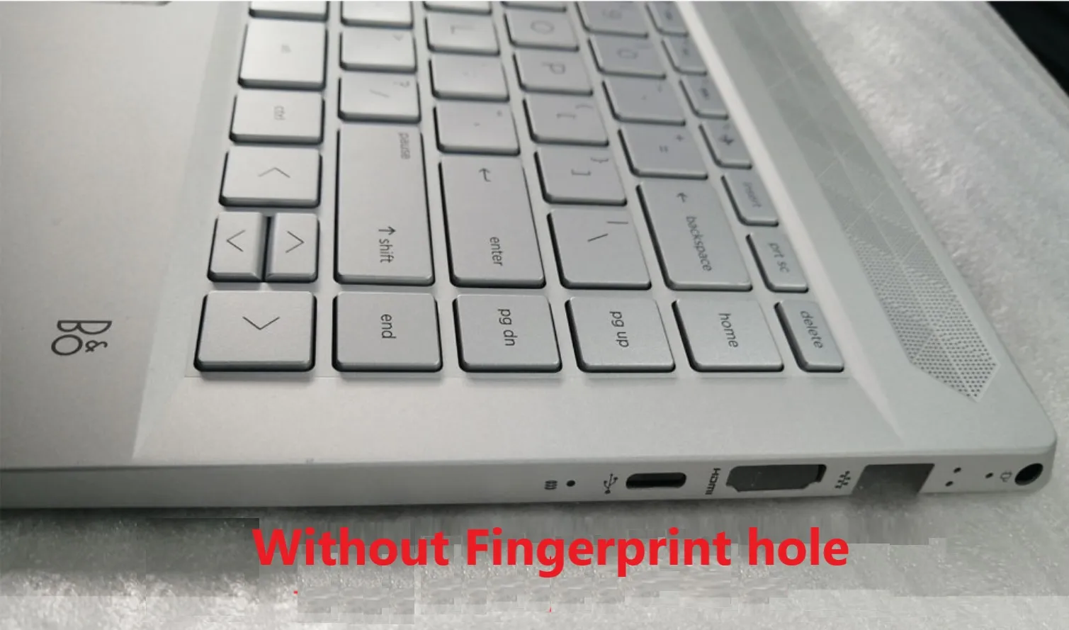 Новинка 95% г. оригинальная верхняя крышка клавиатуры с отверстием для отпечатков
