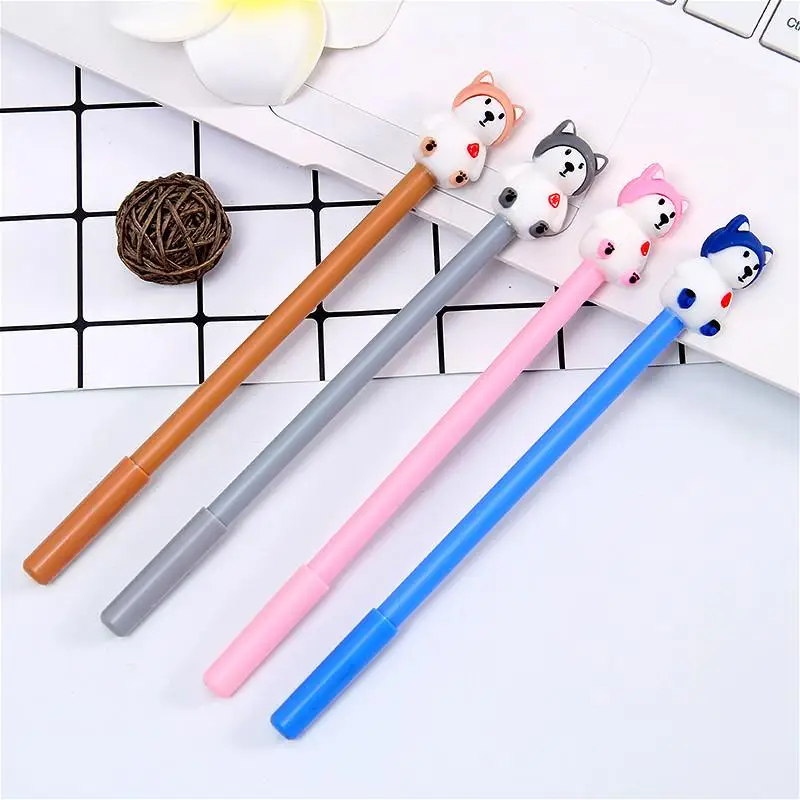 

1@#0.5mm Kawaii Creative Polar Bear Gel Pen Signature BallPen Office School Writing Supplies Stationery Gift Escolar Papelaria
