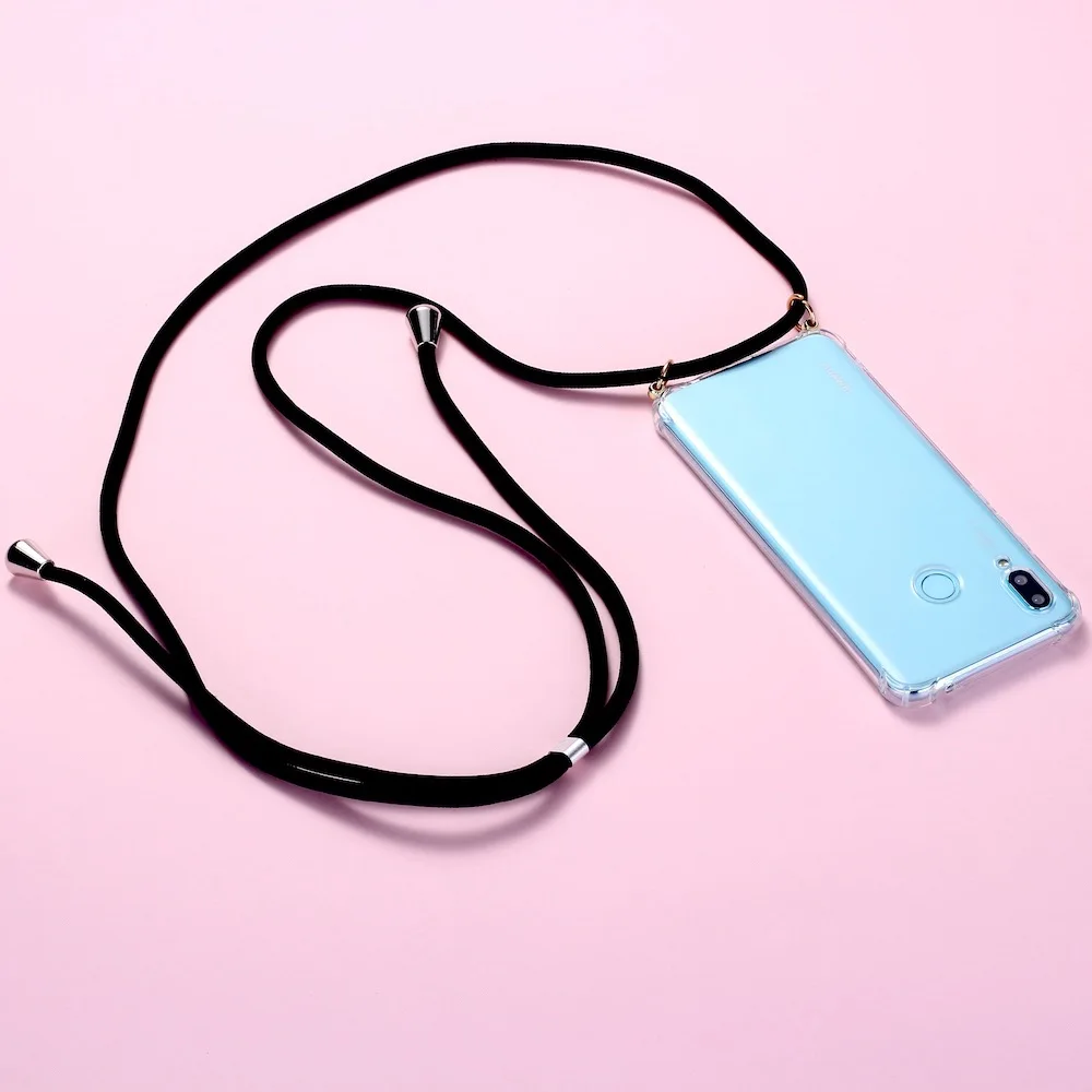 

Strap Cord Chain Phone Tape Necklace Lanyard Mobile Phone Case for Carry to Hang For HUAWEI P Nova Mate P Smart 10 20 30 3 4 5