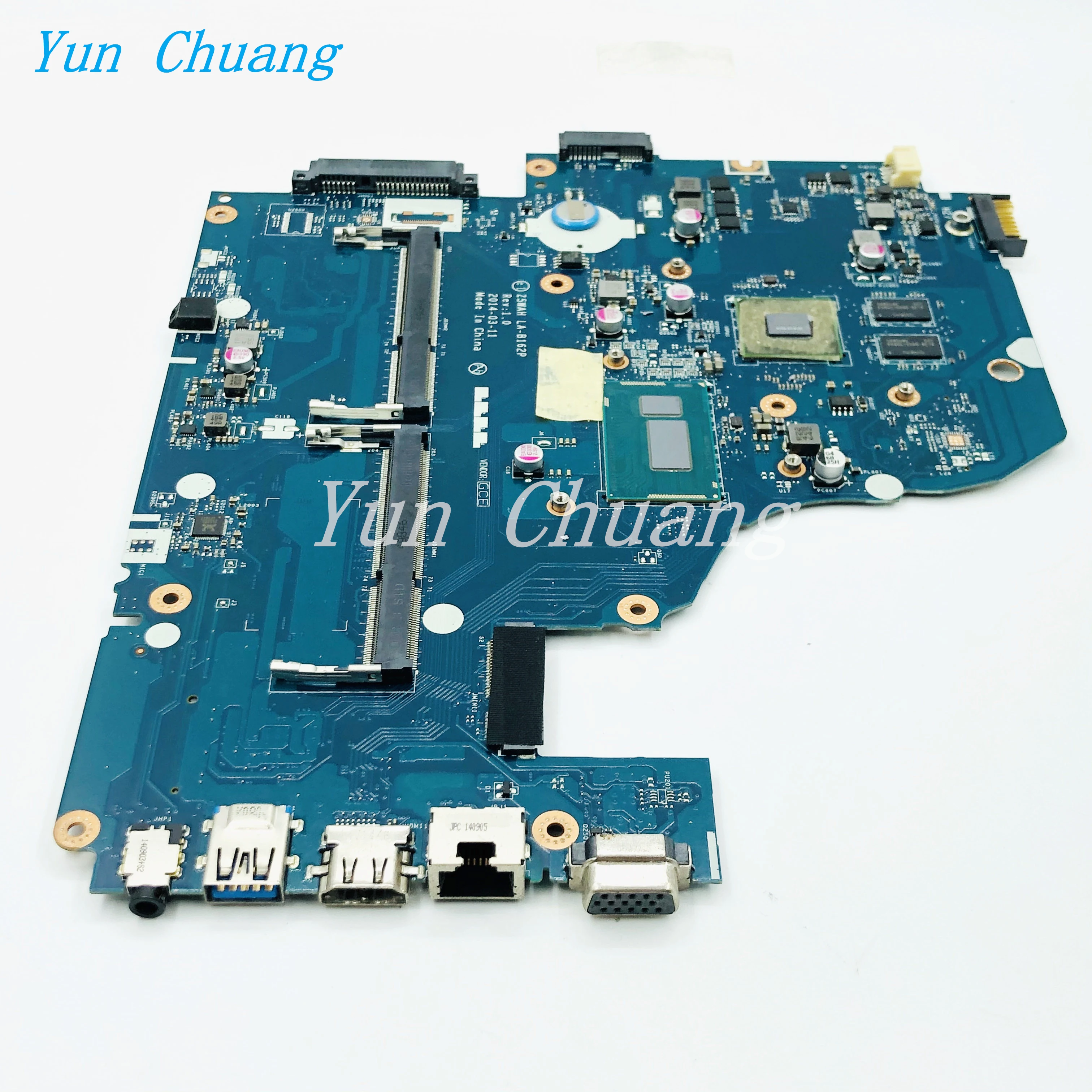 Материнская плата Z5WAH для ноутбука ACER LA-B162P E5-571 V3-532G с процессором I3-4030U GT840M 2 Гб GPU