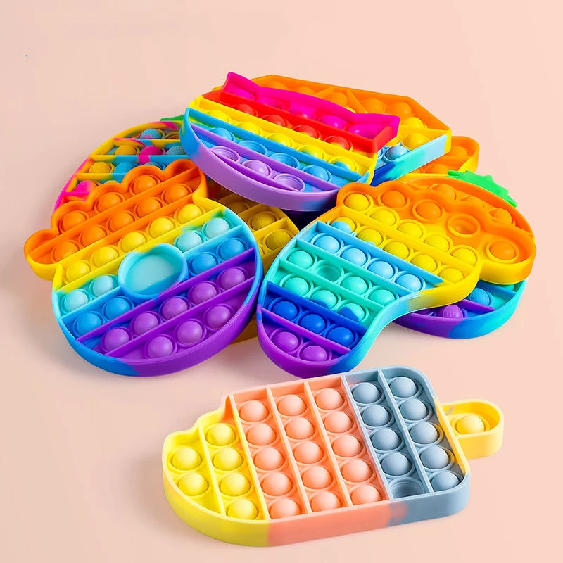 

Popet Fidgets Toys Hot Push It Bubble Adult Stress Relief Toy Antistress Soft Squishy Anti-Stress Gift Anti Stress Box поп ит