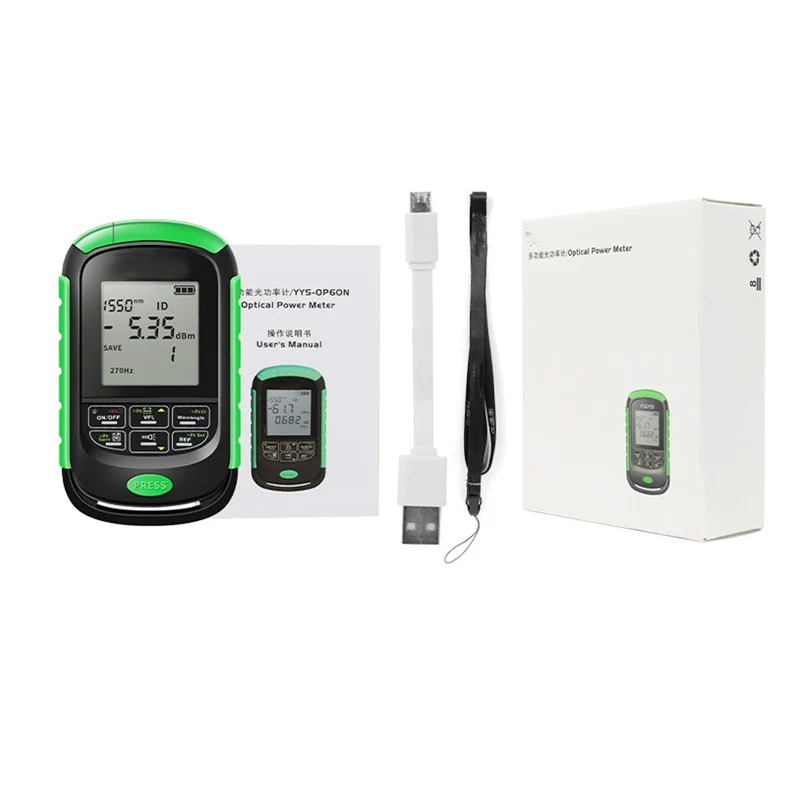 Высокоточный Новый 4 в 1 литий ионный аккумулятор оптический измеритель мощности