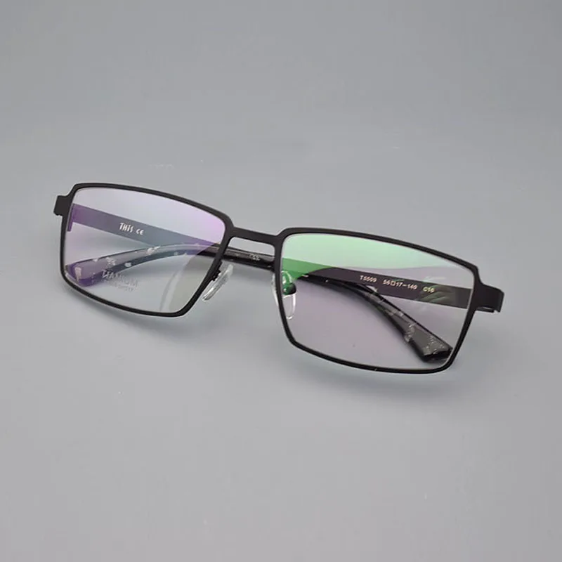 Мужская Матовая 3d-пленка TS509 полностью титановая квадратная черная лампа с