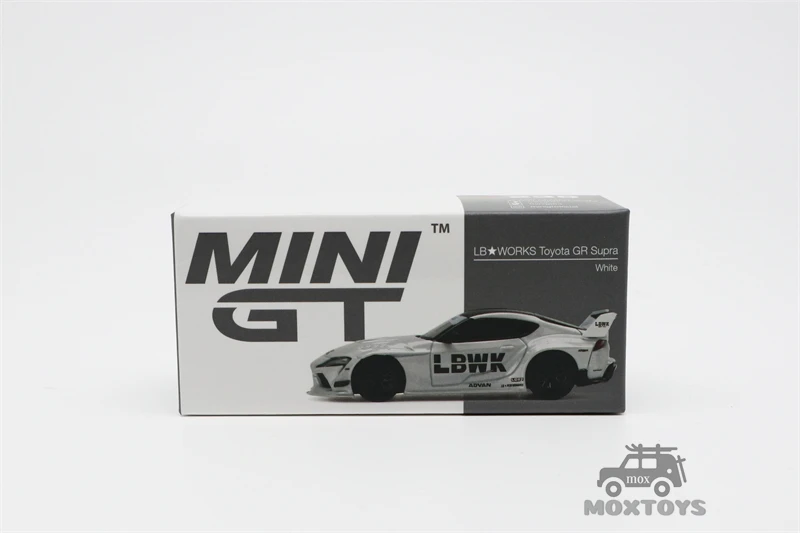Мини GT 1:64 LBWK LB работает Toyota GR Supra белый RHD литая модель автомобиля | Игрушки и хобби