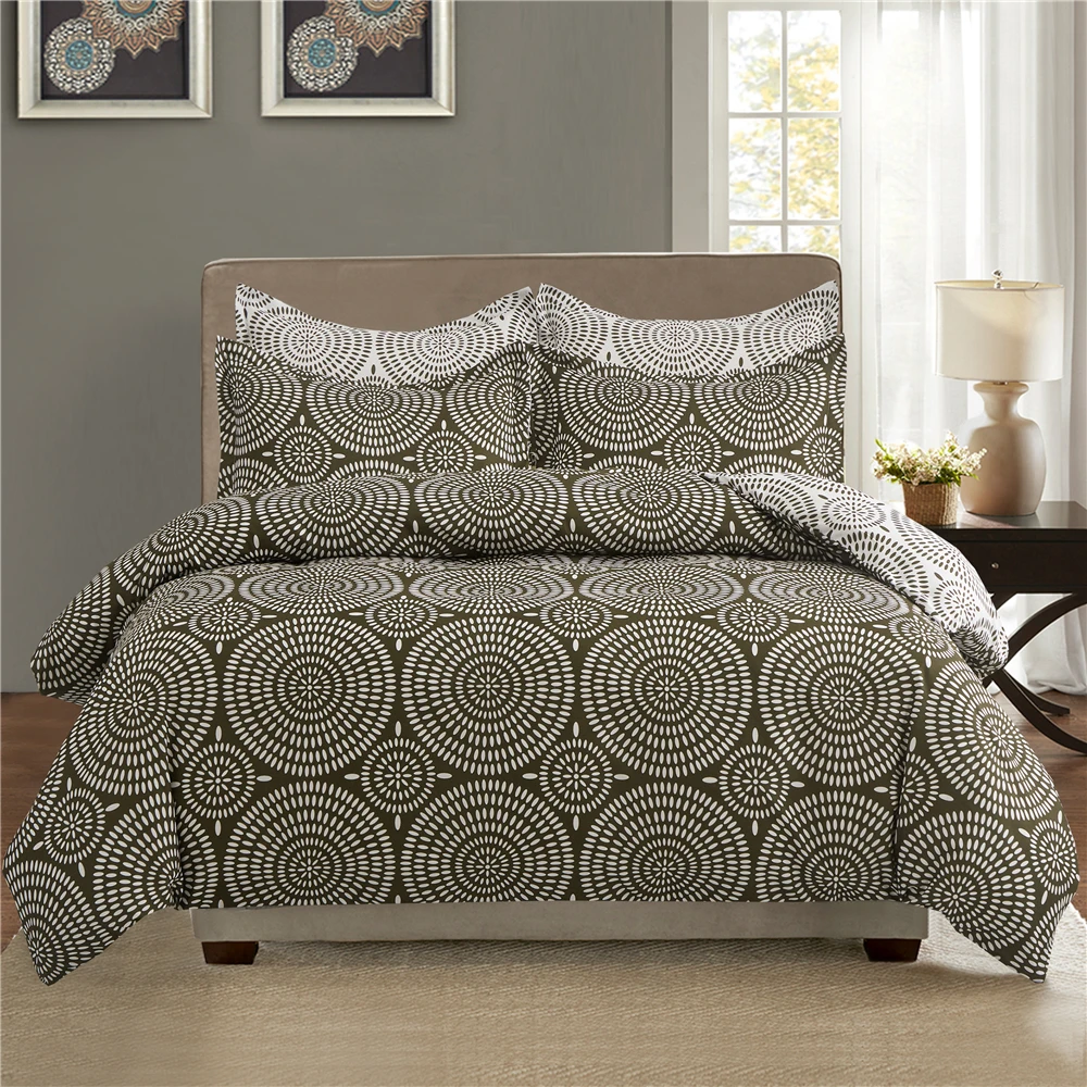 

Comfortable Bed Cover Mandala Classic Printed Bedding Set Luxury Boho Quilt Duvet Cover King Full Single Size Dropshipping