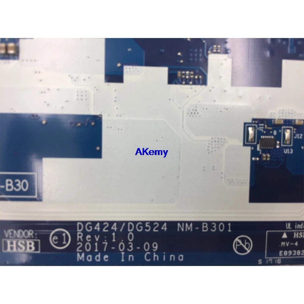 

For Lenovo 320-15IAP NM-B301 320-15IAP NM-B301 laptop motherboard DG424/DG524 5B20P20644 W/N3350/N3450U CPU