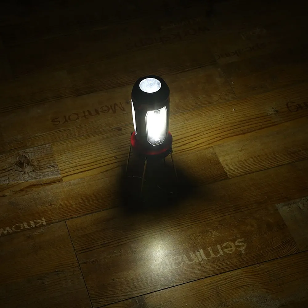 

LED COB Camping Lamp Outdoor Waterproof COB Working Light USB Rechargeable Hiking Deformable Emergency Work Lighting Lantern