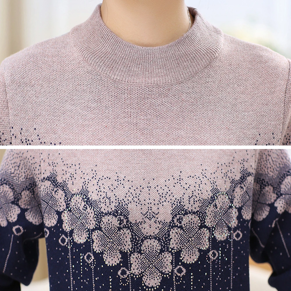 Женский свитер пуловеры осенне-зимние женские кашемировые трикотажные топы с