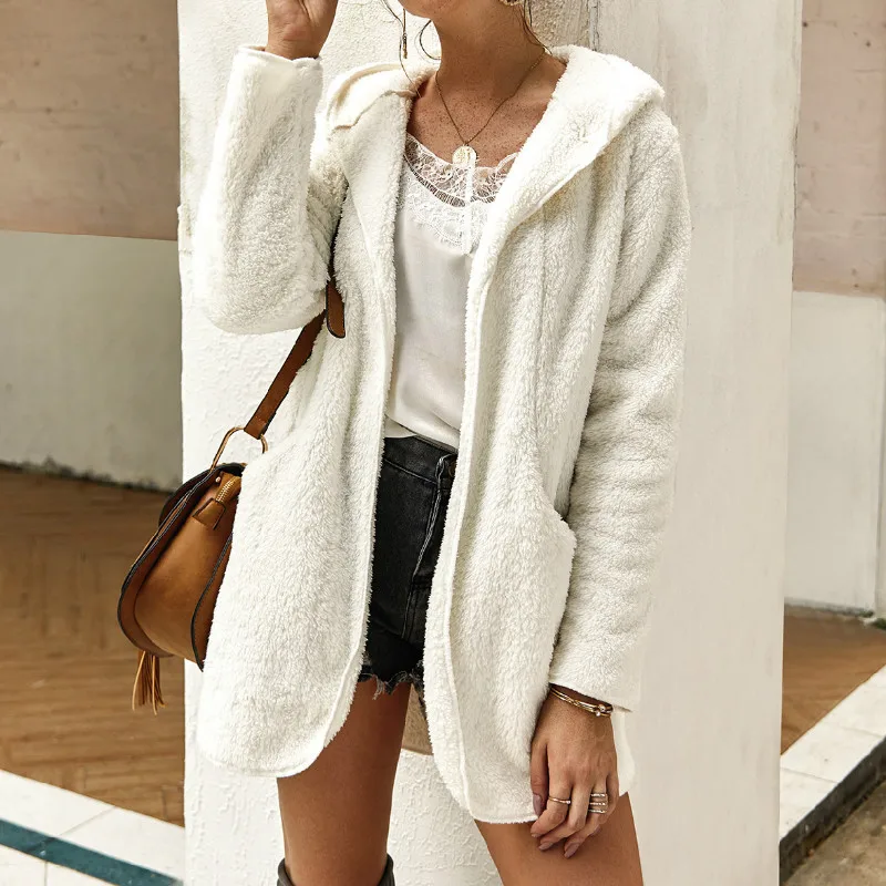 Осень плюс размер женские куртки пальто Зимняя теплая флисовая куртка наряды