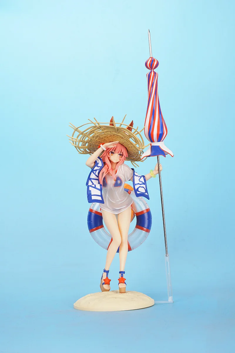 15 ''сексуальный аниме фигурка Fate/Grand Order FGO Tamamo No Mae купальник бикини Ver ПВХ Модель 1/6 Кукла в стиле лисы 38