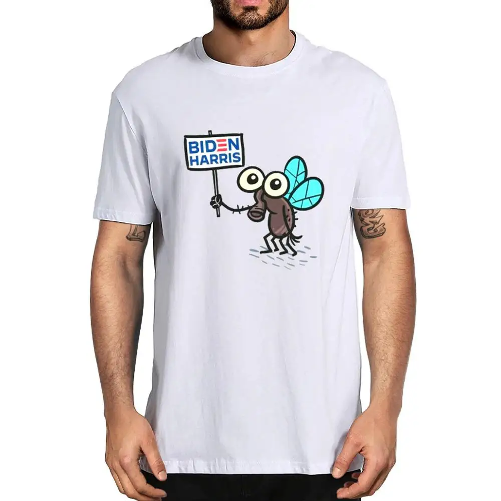 Biden Harris Shirt Pence Fly depension Kamala Мужская футболка с круглым вырезом 100% хлопок женская