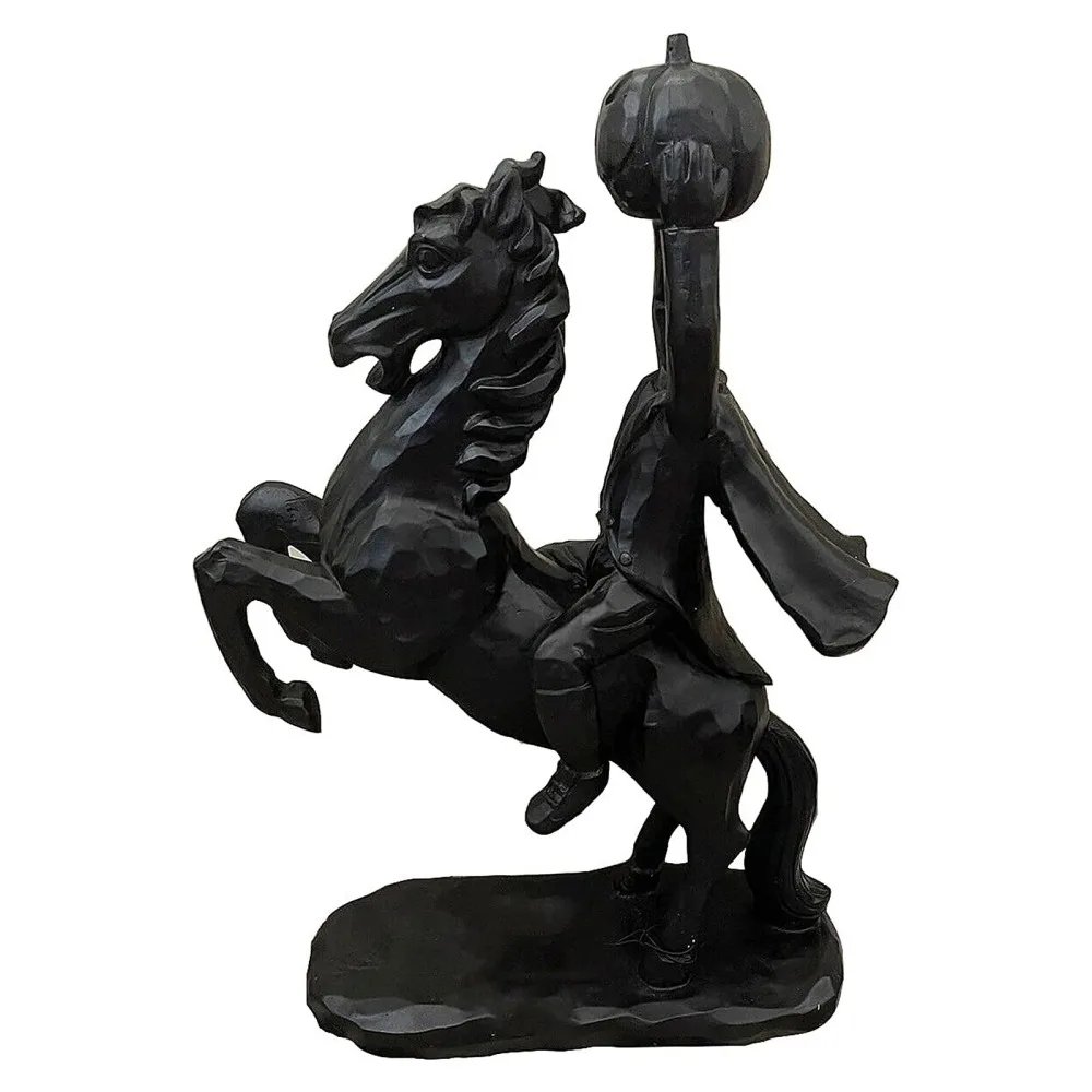 

Hallowen Decoration Resin Ornaments Horseman Statue Decorations Halloween Accessories Horror Party Ghost Festival Decorate