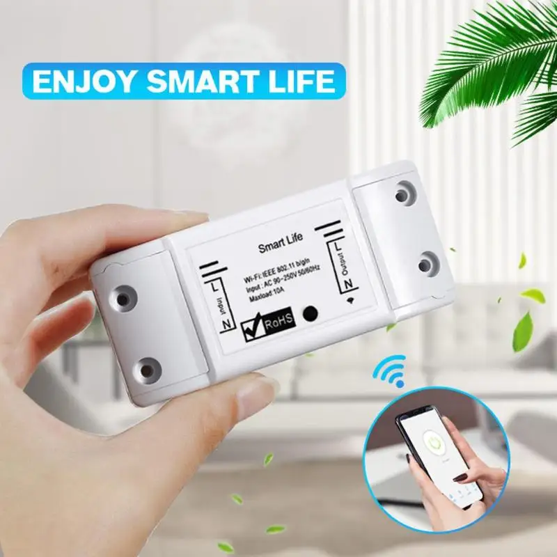 WI-FI Беспроводной умный переключатель AC90-250V 50/60Hz легкая и Утонченная модная атмосфера дистанционного Управление умная розетка таймер