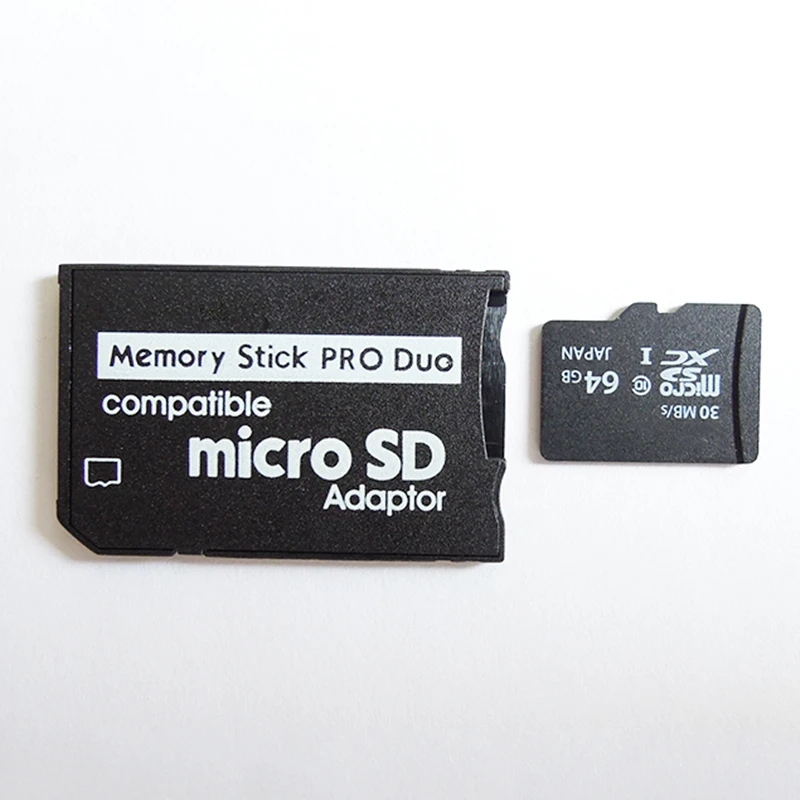 Переходник с TF на MS карта памяти card адаптер microSD PRO DUO подходит для камеры PSP