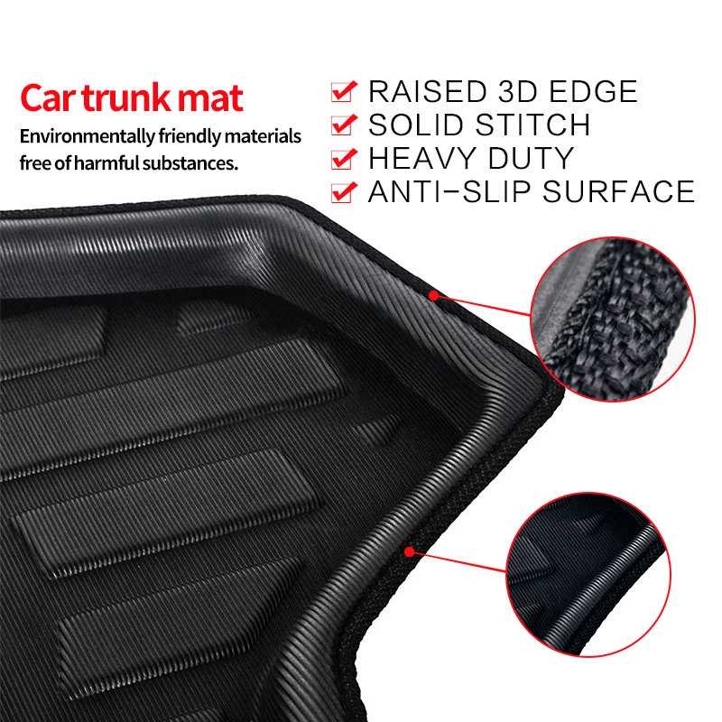 Коврик для заднего багажника автомобиля Land Rover Freelander 2 2007-2017 водонепроницаемые