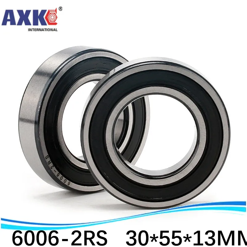 (1 шт.) Высококачественный шарикоподшипник с глубоким желобом двойной резиновой