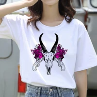 90s tshirt special totem print t shirt women fashion short sleeved casual harajuku femme streetwear tops tee shirt