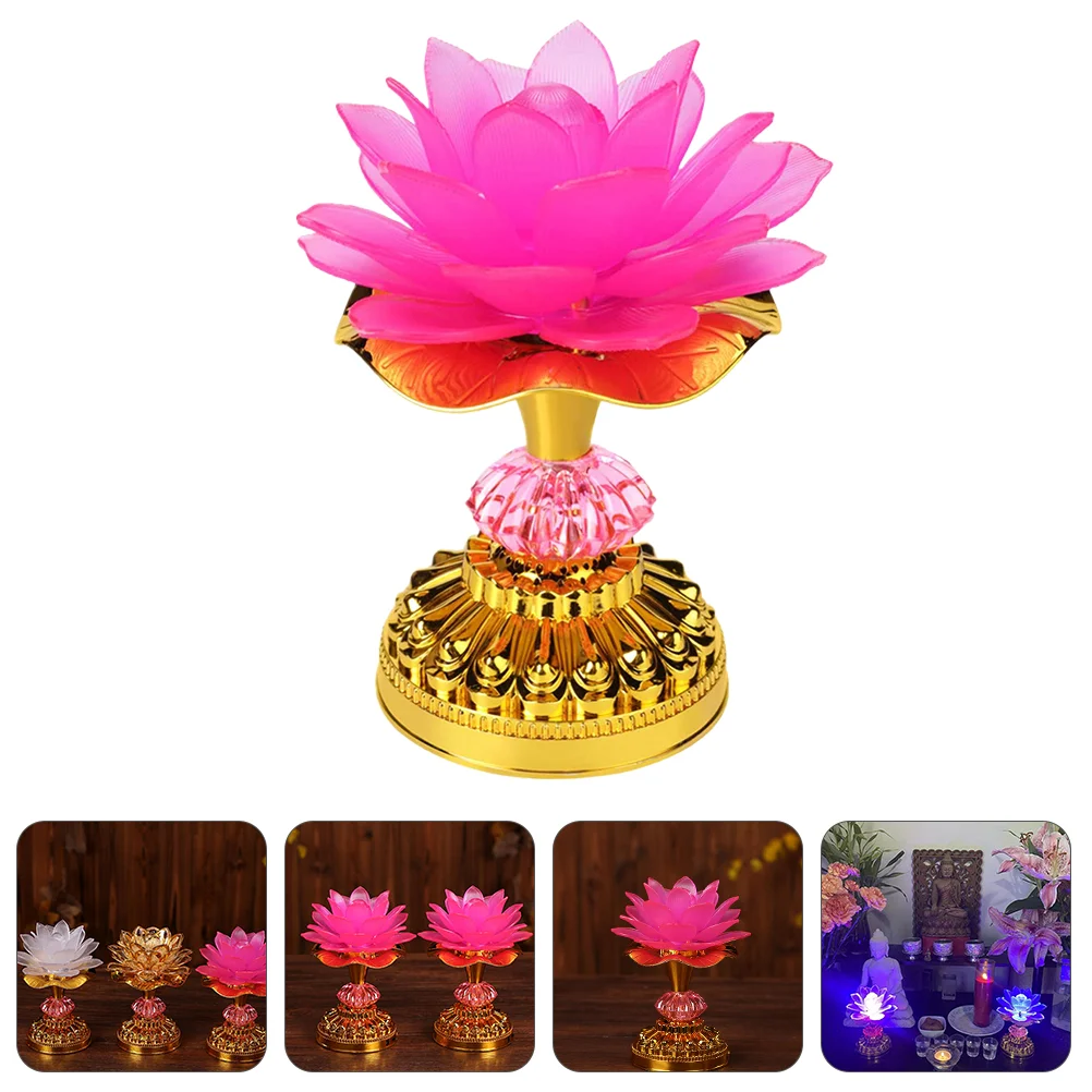 

1 шт., меняющая цвет лампа в виде лотоса, светодиодная лампа, декоративное настольное освещение
