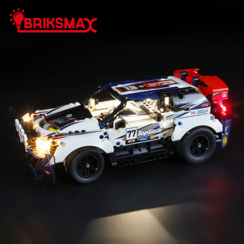 Комплект светодисветильник BriksMax для 42109 года управляемый приложением Верхняя