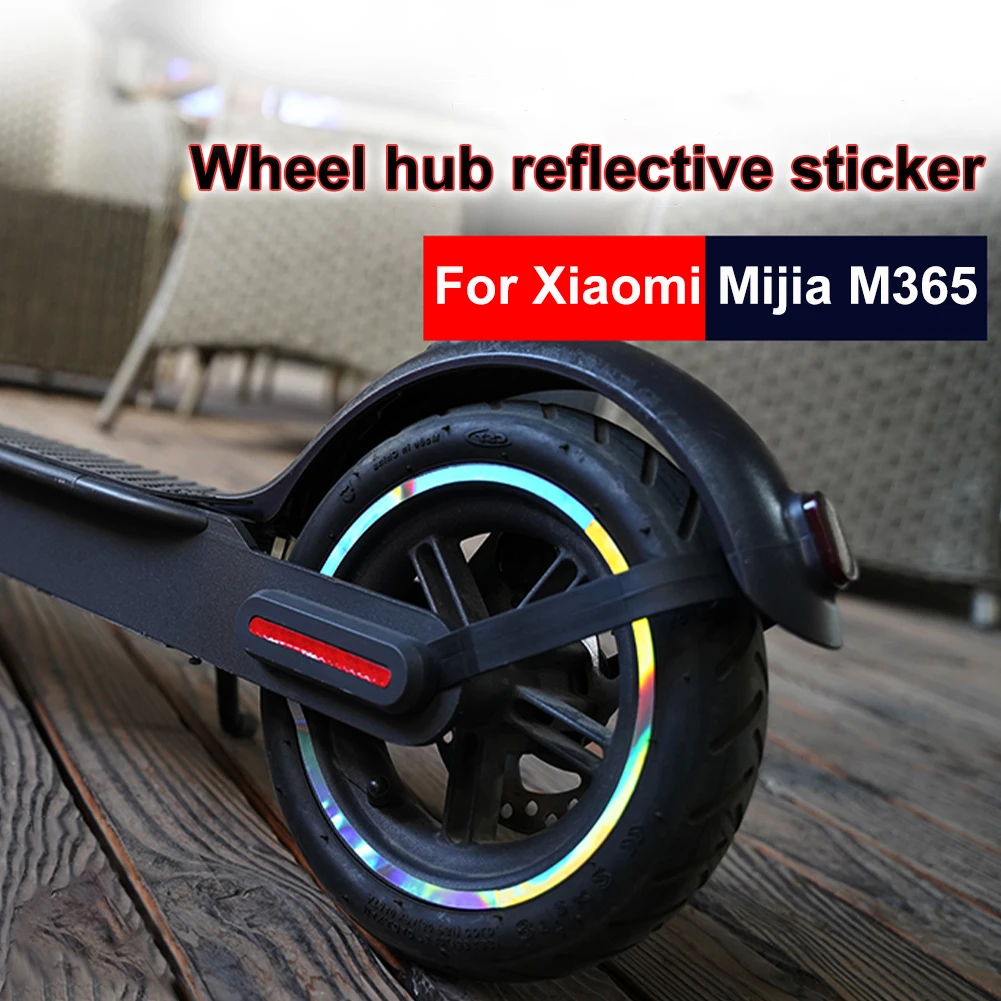 

1Pair Electric Scooter Front Wheel Sticker Motor PVC Motor Protective Cover Shell Kick Accessories for Xiaomi Mijia M365 pro