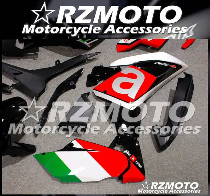 Литьевая Форма ABS Полный обтекатели наборы Подходит для Aprilia RS4 50 RS125 2012 2013 12 13 14 15 тела набор красный черный