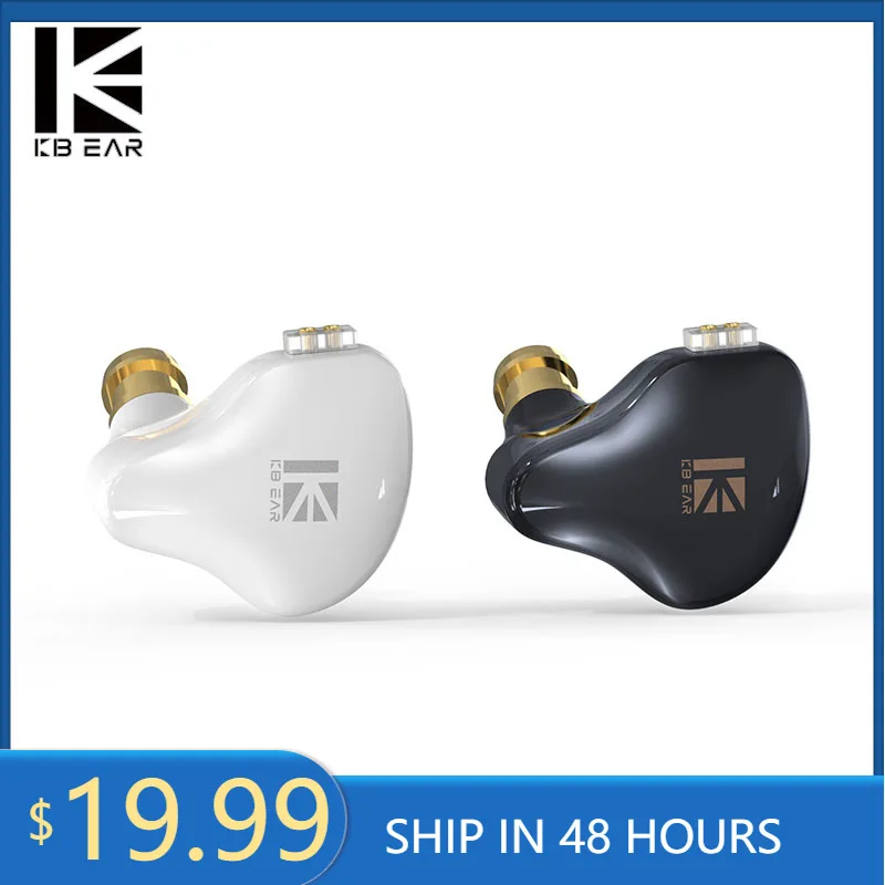 

KBEAR KS1 In Ear Earphones Dual Magnectic Circuit Dynamic Wired Headphones Deep Bass Earbuds Noise Canceling Headset with Mic