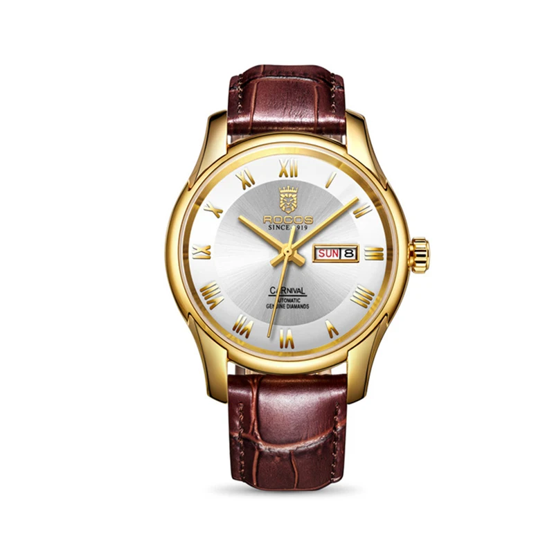 

2021 Men's Watches Luxury Men Date Mechanical Wrist Automatic Watch Leather Sports Waterproof Male Clock Reloj De Hombre