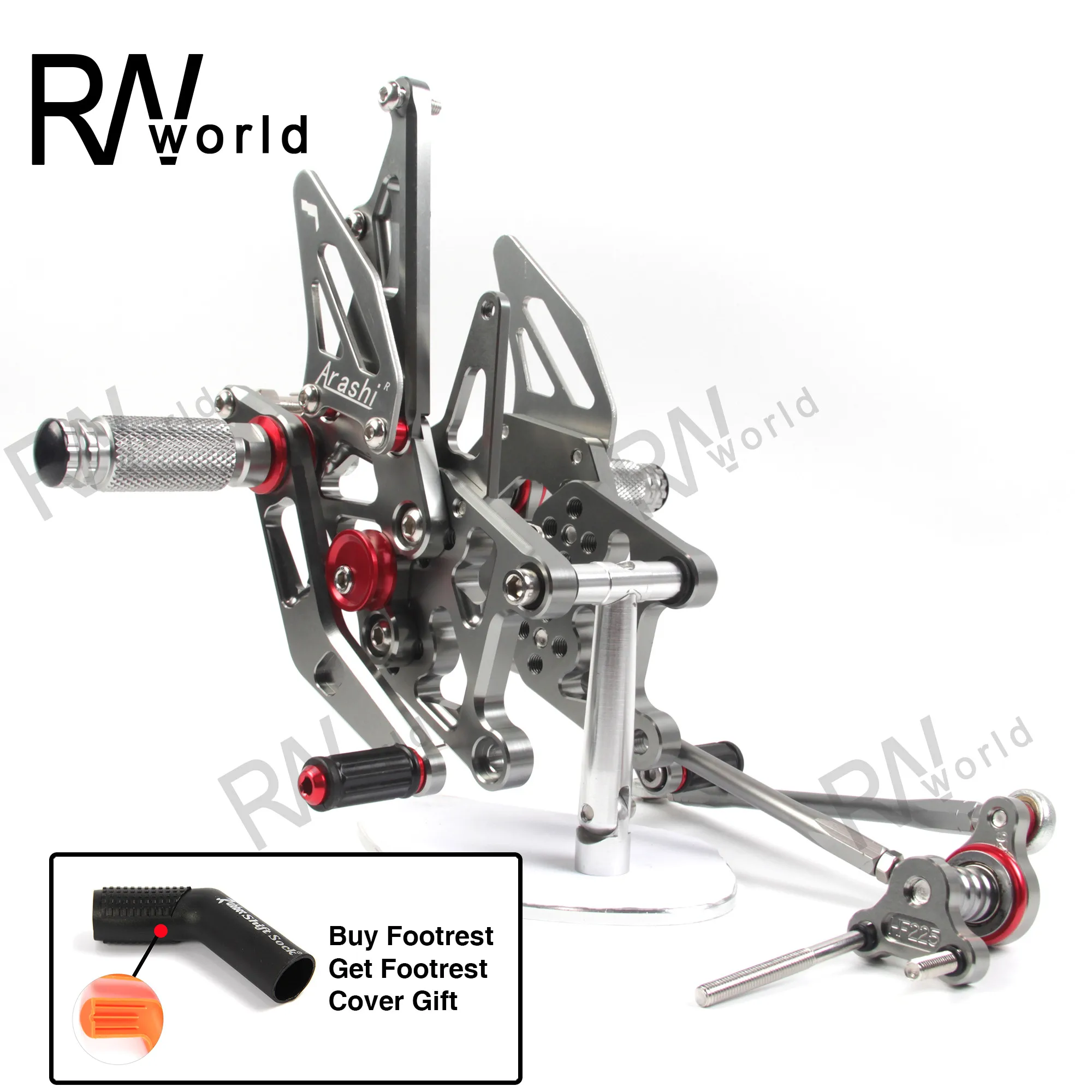 CBR600RR CNC регулируемый задний Набор Rearsets Подножка для HONDA CBR 600RR CB600 RR ABS 2009 2018 2010 2011 2012
