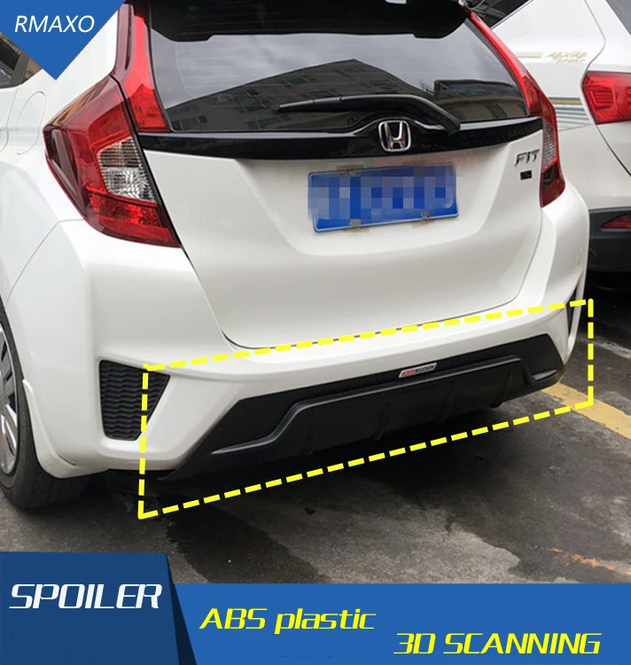 Задний спойлер для Honda fit Jazz 2014 2017 задний переднего бампера|Спойлеры и крылья| |