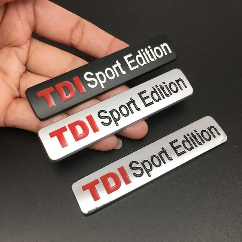 3D металлический автомобиль Стикеры TDI Sport эмблема Edition переводная картинка или VW