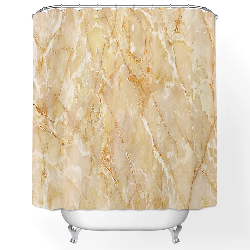 

Small Fresh Beautiful Bathroom Printed Shower Curtains Frabic Waterproof Polyester Bath Curtain with Hooks Curtains 180x180cm