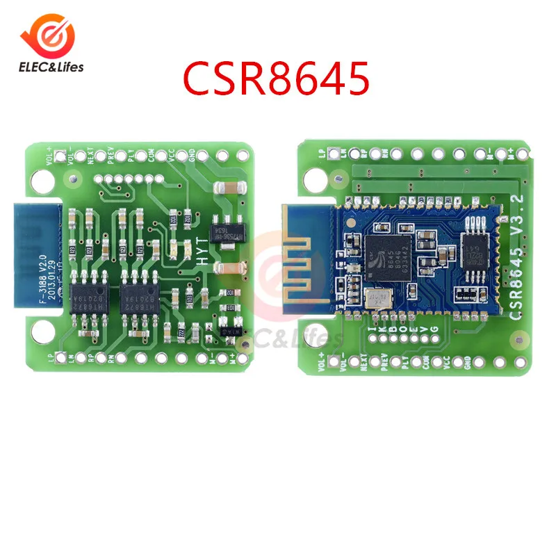 Bluetooth 4 0 CSR8645 усилитель плата 5 Вт + APT X стерео приемник Amp модуль Интегральные
