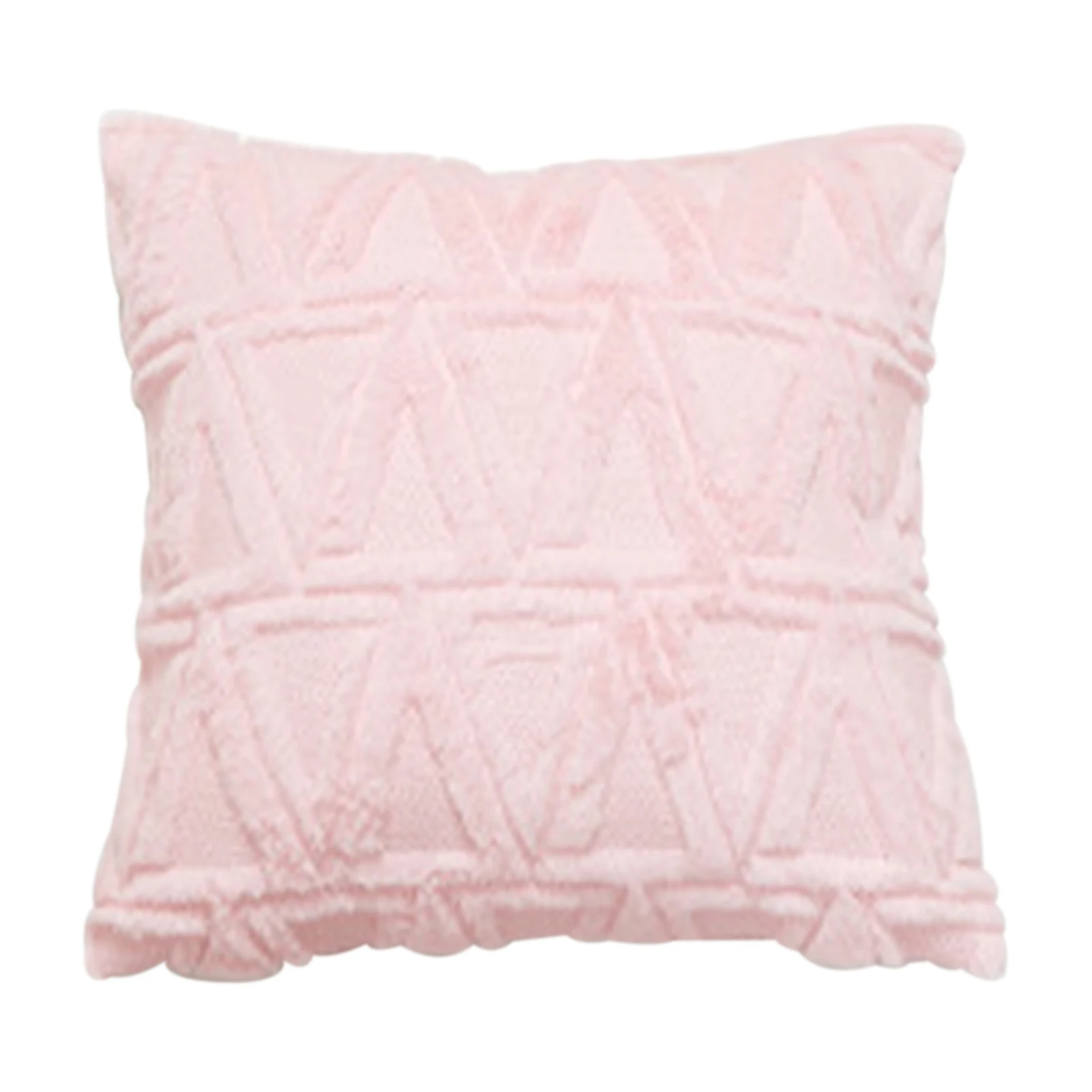 

Car Pillow Protection Plush Home Decor Sofa Seat Living Room With Zippers Indoor Bench Wool Cushion Covers Washable Bedroom