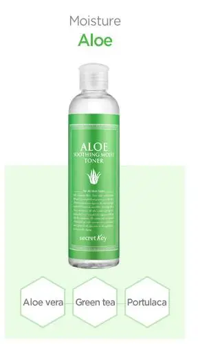 Aloe 1pcs SECRET KEY свежий тоник 248 мл Увлажняющий Тоник для лица Сыворотка отбеливающая эссенция уход за кожей лица корейская косметика - Вес нетто: Aloe 1pcs