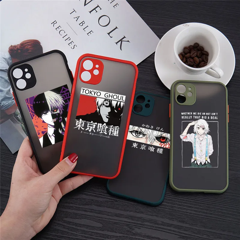 Японский аниме Токийский Гуль модный Kaneki Ken Прозрачный чехол для телефона IPhone 12 11