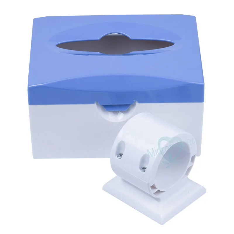 Dental Post Mount Utility 45mm Paper Tissue Box Blue/Green/White For Unit | Storage Supplies