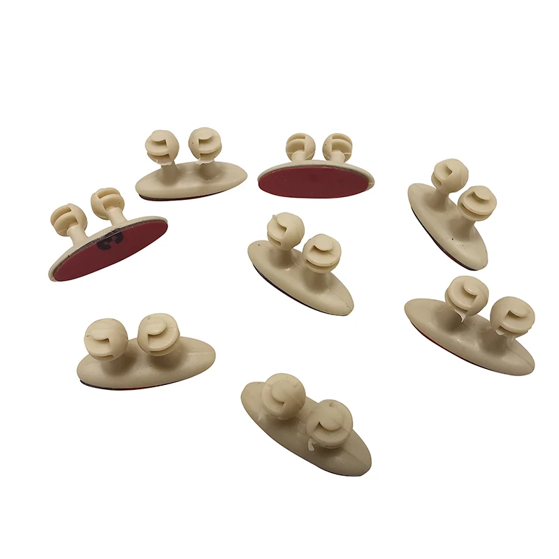 8 шт./лот автомобильный зажим для провода держатель кабеля органайзер