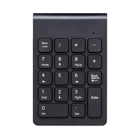 small size 2 4ghz wireless numeric keypad numpad 18 keys digital keyboard for accounting teller laptop notebook tablets