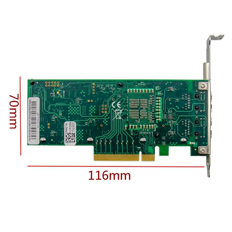 PCI-E X8 Gigabit Ethernet Server Network Card PCIe 10GbE RJ45 X540 | Компьютеры и офис