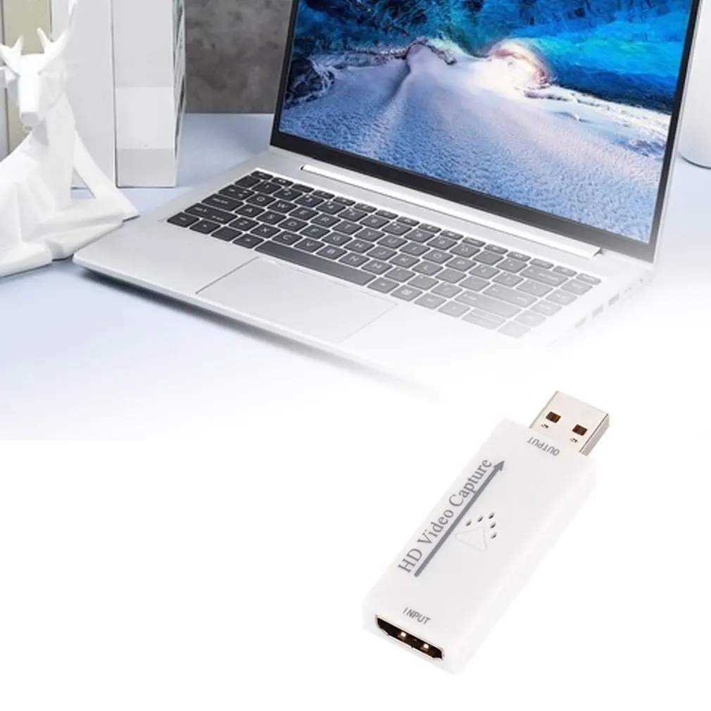 4K Video Capture Card USB 2.0 HDMI-compatible Grabber Box for PS4 Game DVD Camcorder Camera Record video Live Streaming | Компьютеры и