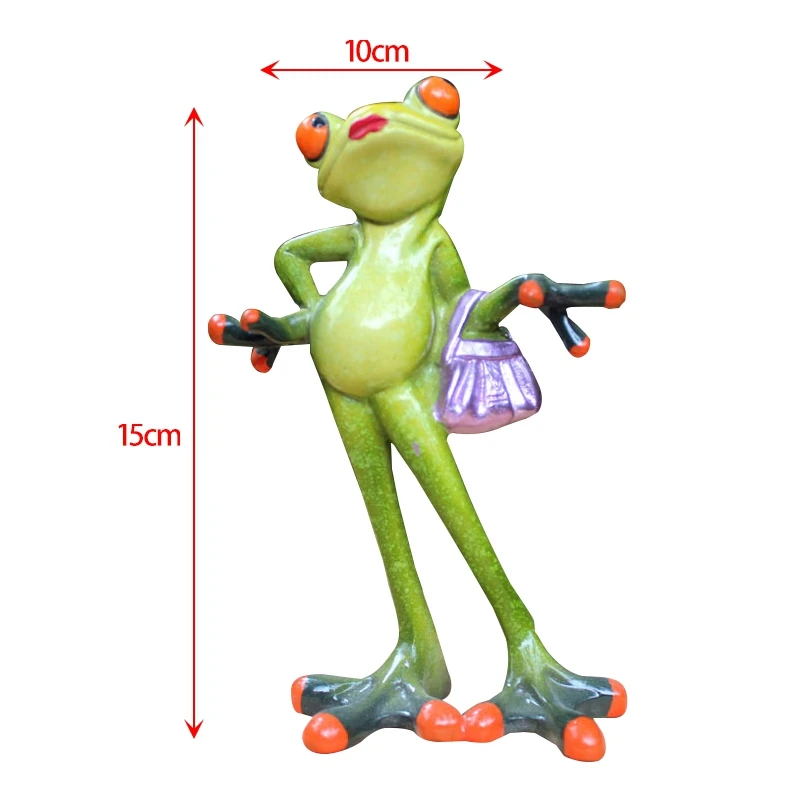 Украшение для дома Новая фигурка лягушки сексуальная Современная смола домашняя