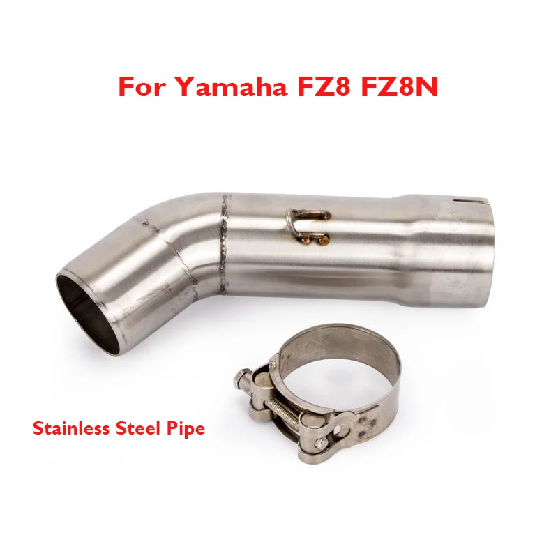 

For Yamaha FZ8 FZ8N Motorcycle Exhaust Link Tube Middle Connector Section Pipe Slip on FZ8 FZ8N Exhaust System