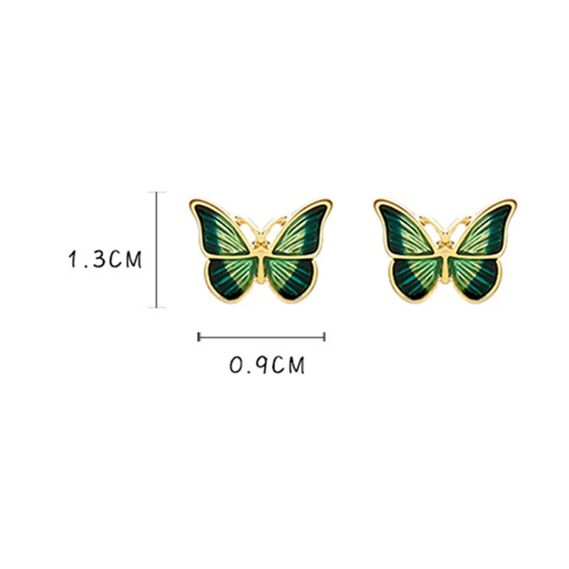

New Arrival Metal Women Classic Stud Earrings Exquisite Butterfly Earrings Fashion Simple Earrings Female Jewelry In Stud