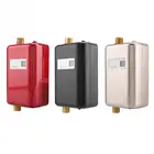 3400 Вт Электрический водонагреватель, мгновенный проточный водонагреватель, кухонный смеситель, водонагреватель из нержавеющей стали, эффективный