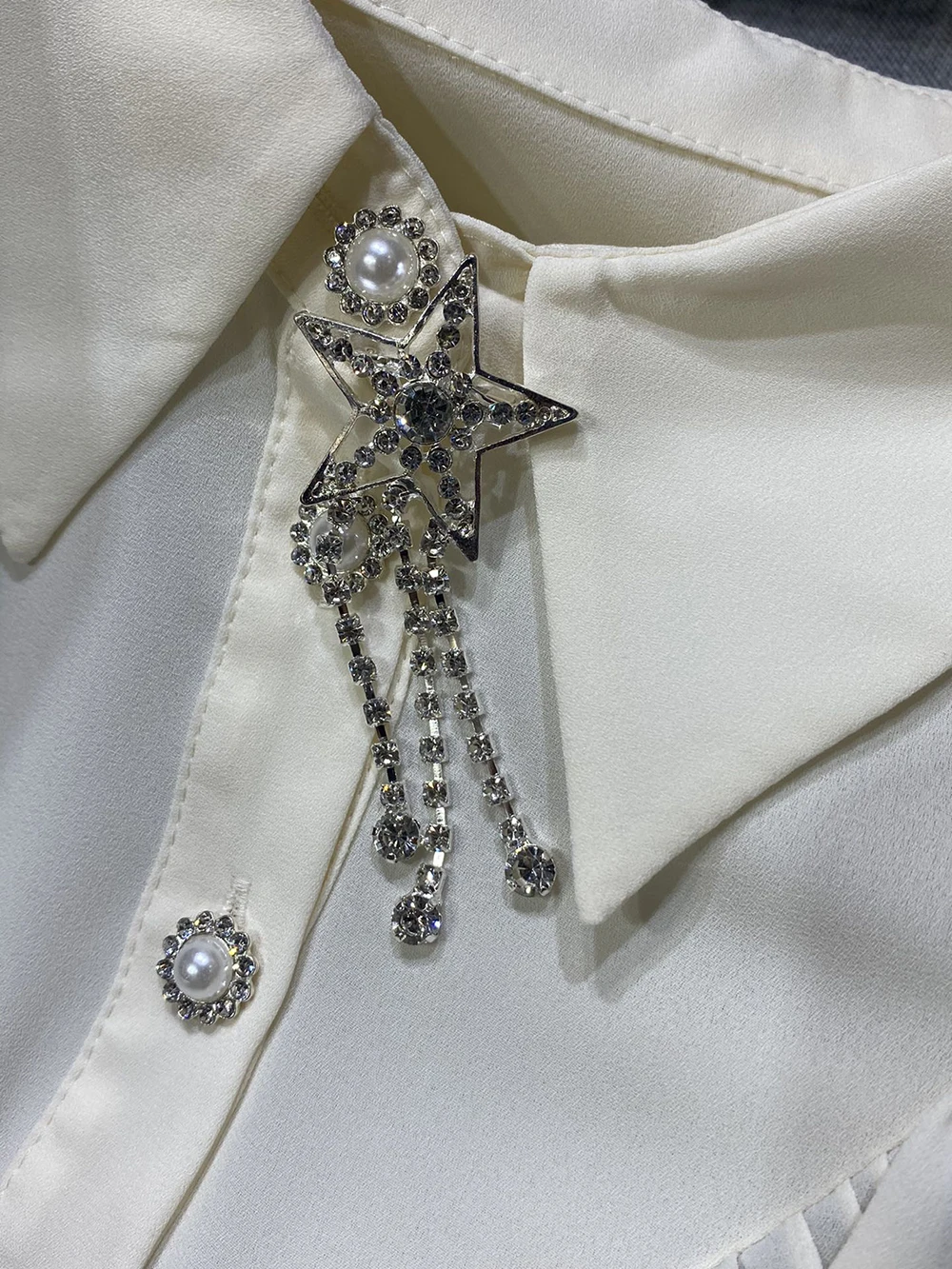 

2020 Autumn New Rhinestone Buckle Ruffle Patchwork Long-sleeved Party Dresses Women