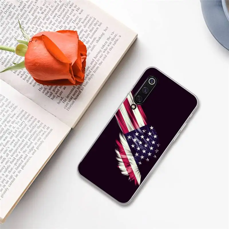 

American USA Flag Art creative design Phone Case For xiaomi Redmi 5 5A plus 7A 8 note 2 3 4 5 5A 6 7 GO K20 A2 shell Funda