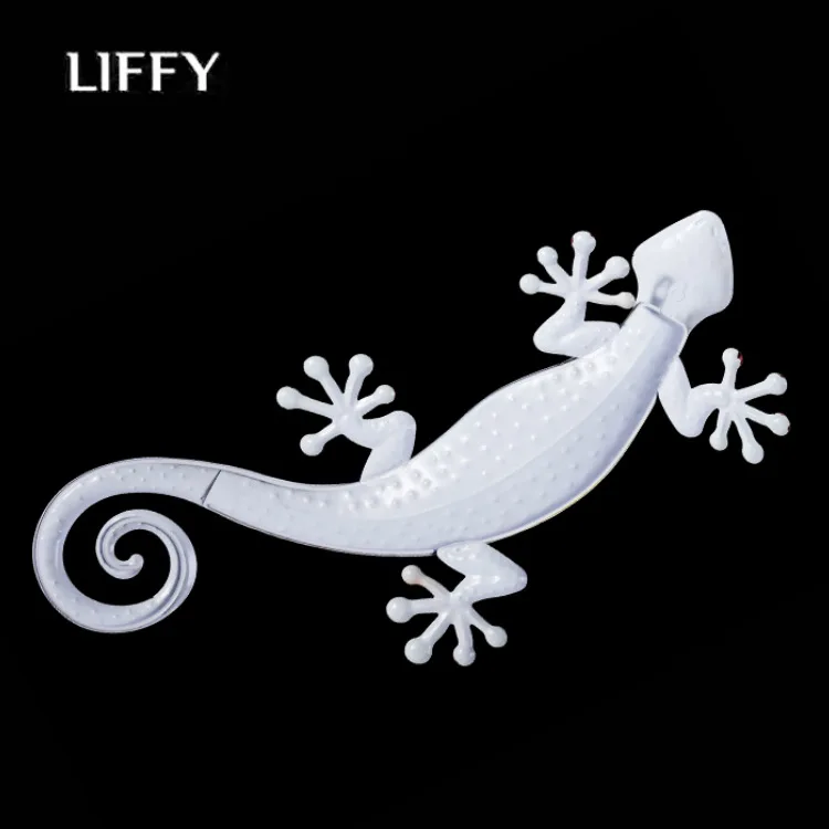 

Metal Gecko Wall Decoration Outdoor Animals for Garden Decoration Statues and Miniature Garden Accessories Sculptures